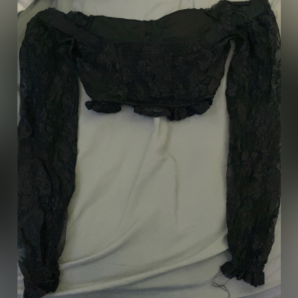 Gothic Crop Top - Picture 2 of 3